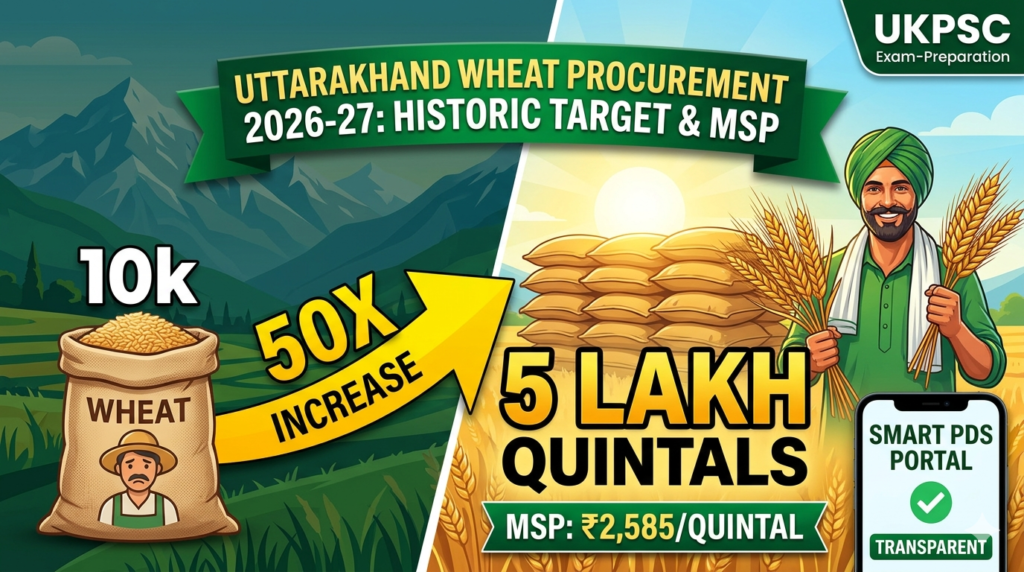 Uttarakhand’s Wheat Procurement: A Strategic Boost for Farmers (2026-27)