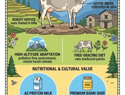 Unique fact about Badri Cow