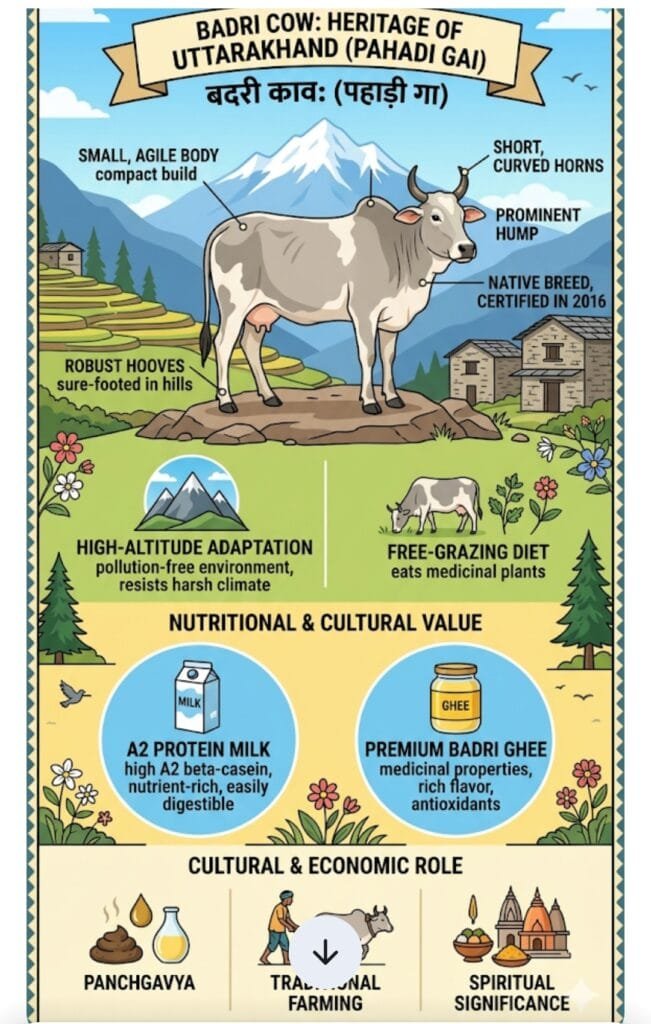 Unique fact about Badri Cow