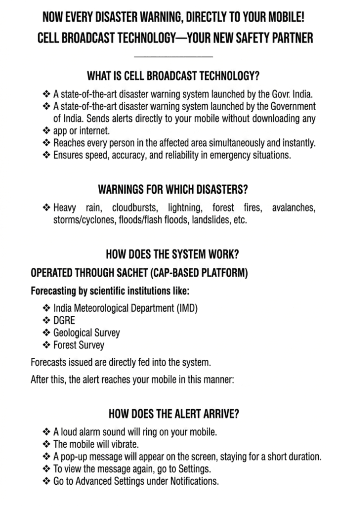 Disaster Alert System in Uttarakhand Pic 1