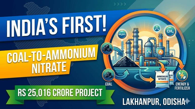 India's First Coal to Ammonium Nitrate Project