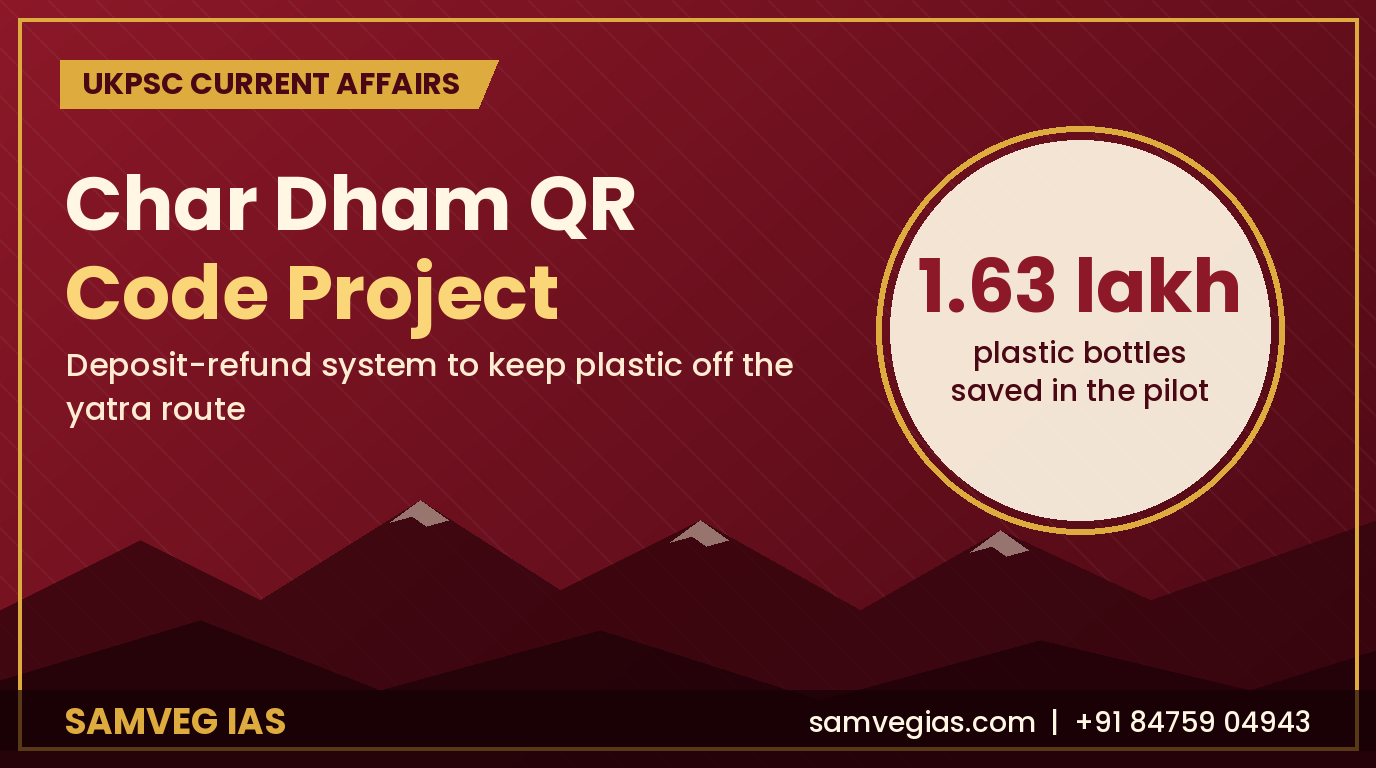Char Dham QR code project to stop plastic littering on the yatra route