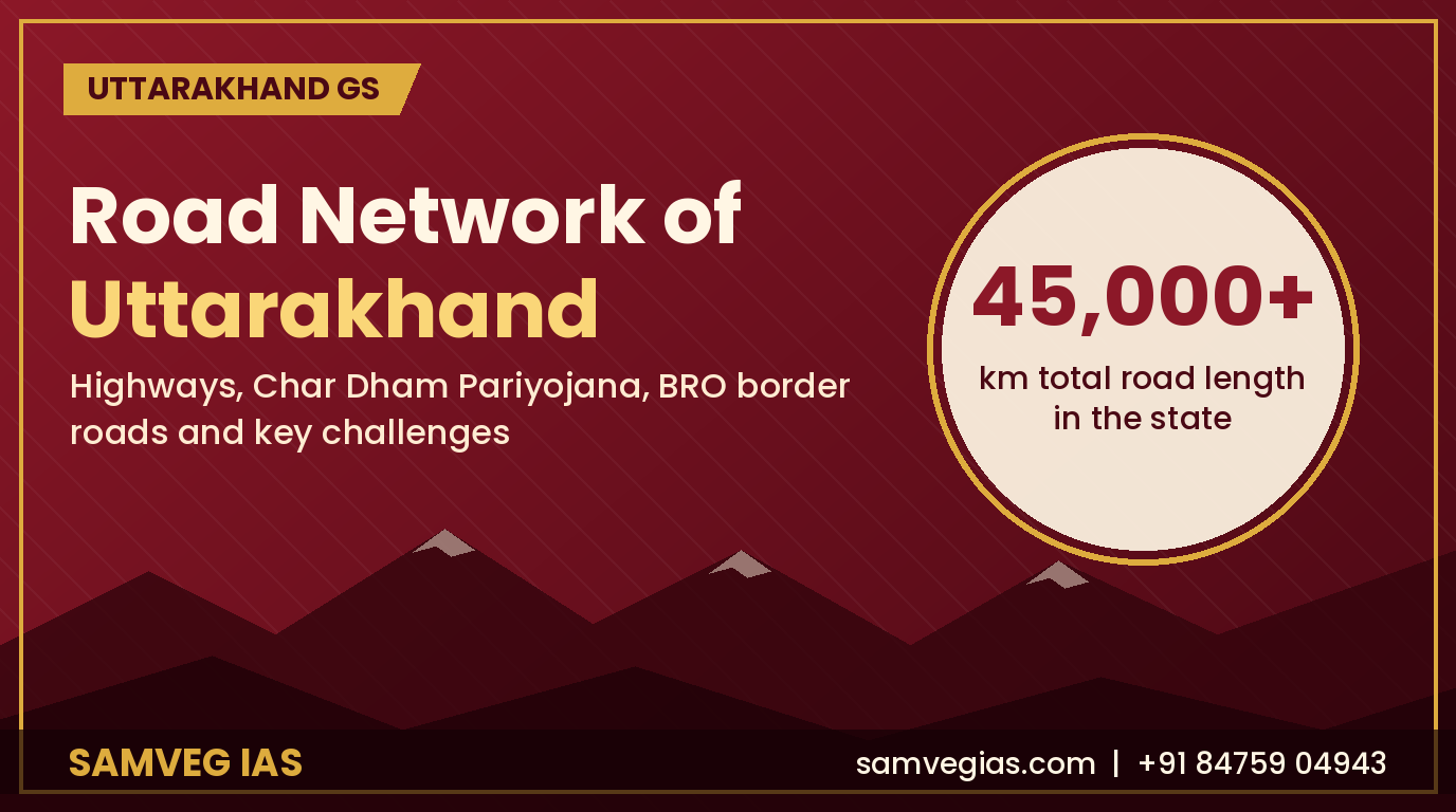 Road network of Uttarakhand: highways, Char Dham Pariyojana and BRO roads