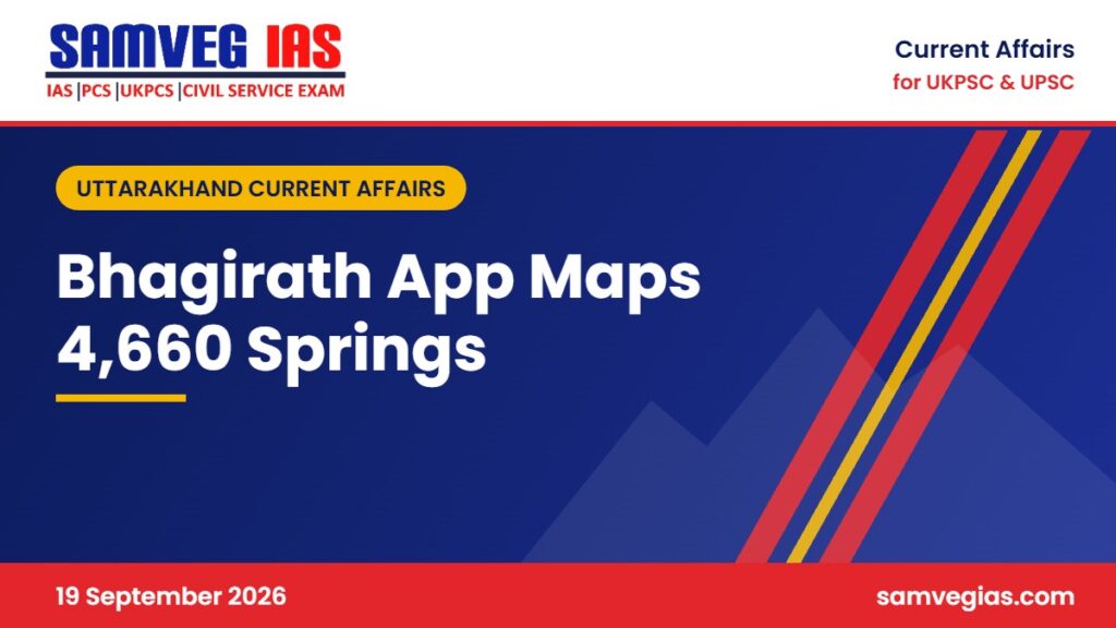 Bhagirath App: 4,660 Springs Mapped in Uttarakhand, 1,174 Losing Water Flow