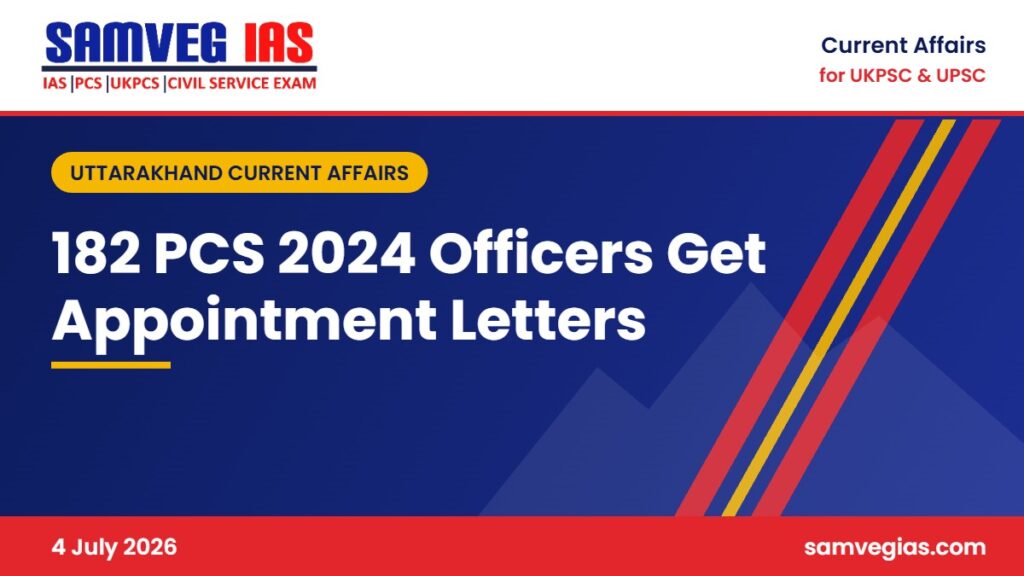 CM Dhami Hands Appointment Letters to 182 Candidates Selected in PCS 2024