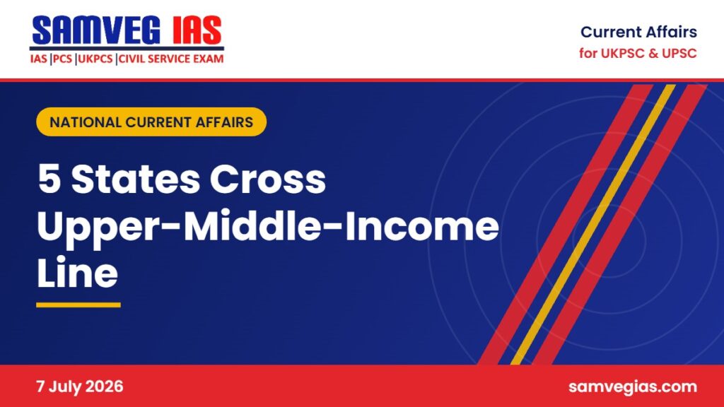 Five Indian States Cross the World Bank’s Upper-Middle-Income Threshold