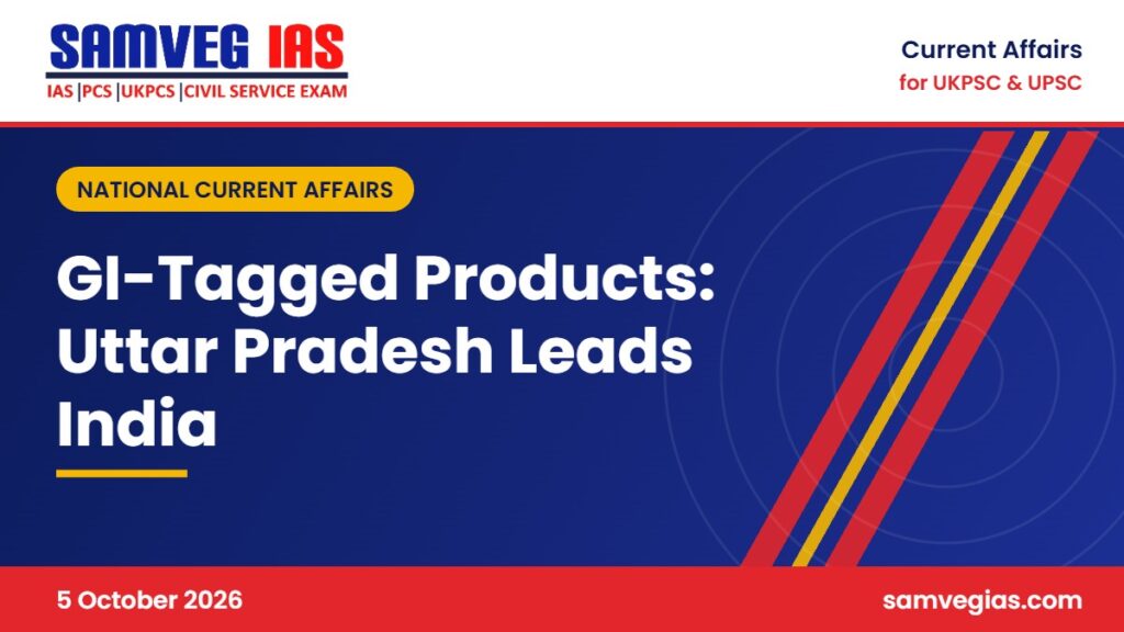 GI-Tagged Products in India: Uttar Pradesh Leads, Tamil Nadu and Maharashtra Follow