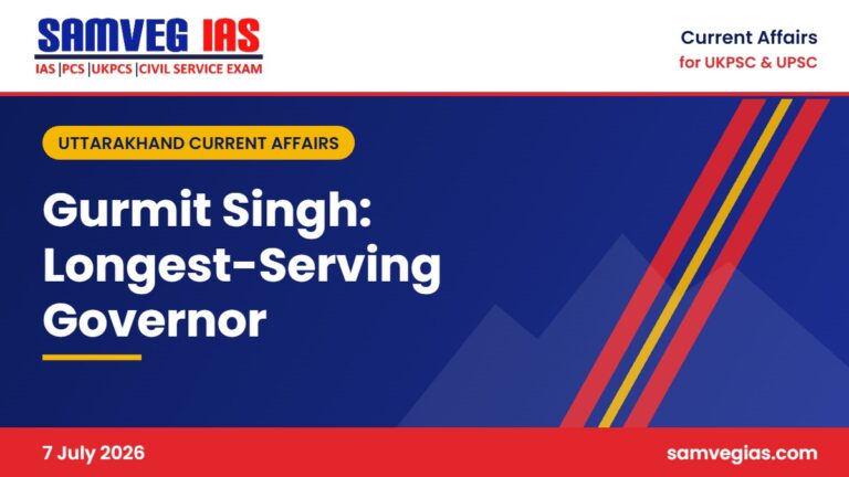 Lt Gen Gurmit Singh becomes Uttarakhand’s longest-serving Governor