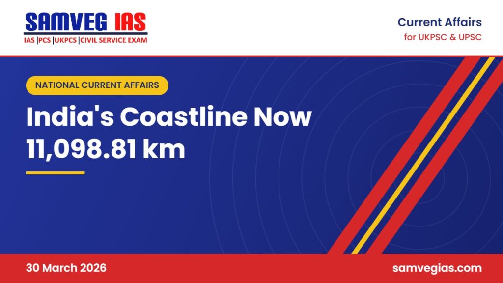India’s Coastline Revised to 11,098.81 km: Gujarat Longest, West Bengal Jumps