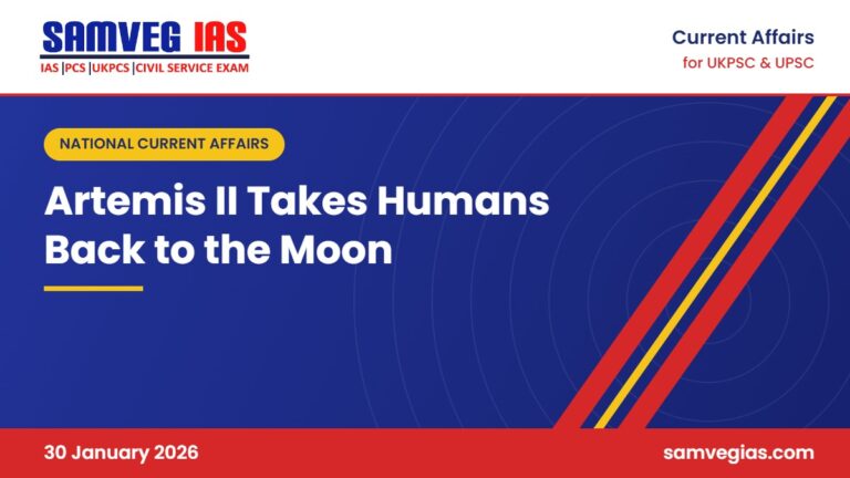 Card on NASA's Artemis II mission crew and lunar flyby