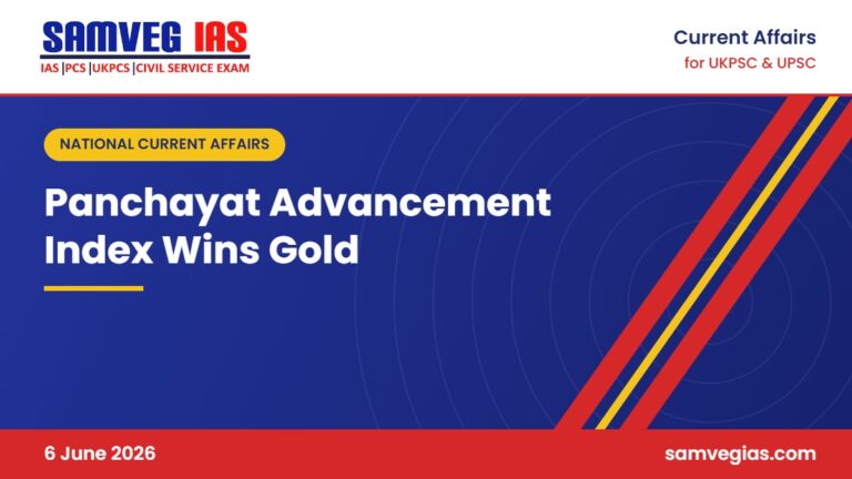 Panchayat Advancement Index wins Gold at the National Awards for e-Governance 2026