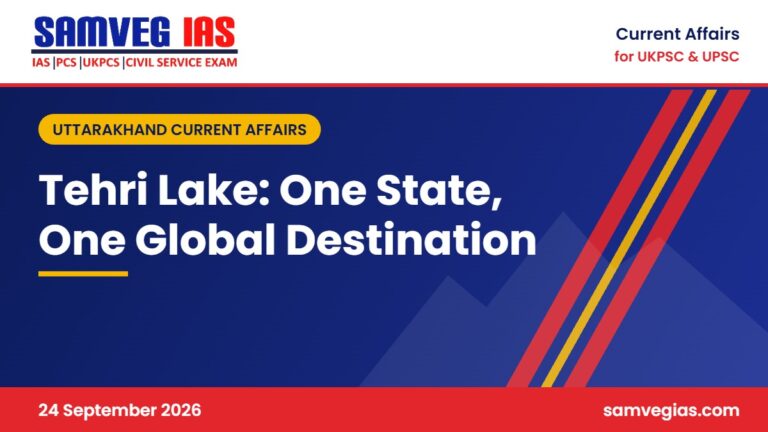 Tehri Lake master plan under One State One Global Destination initiative