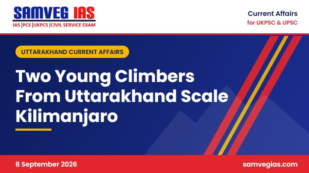 Mount Kilimanjaro Climbed by Two Young Mountaineers From Uttarakhand