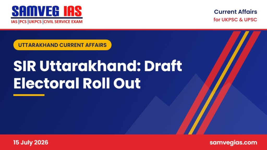 SIR in Uttarakhand: Draft Electoral Roll Shows Over 8 Lakh Fewer Voters
