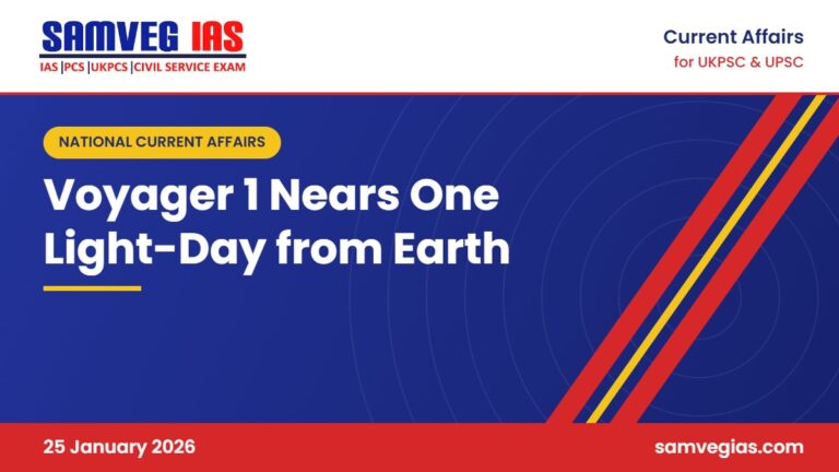 Card on the Voyager 1 light-day milestone in November 2026