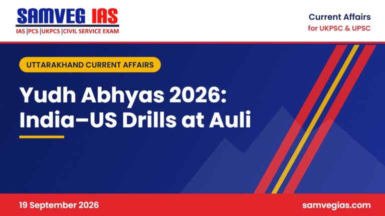 Yudh Abhyas 2026 India–US joint military exercise at Auli, Uttarakhand